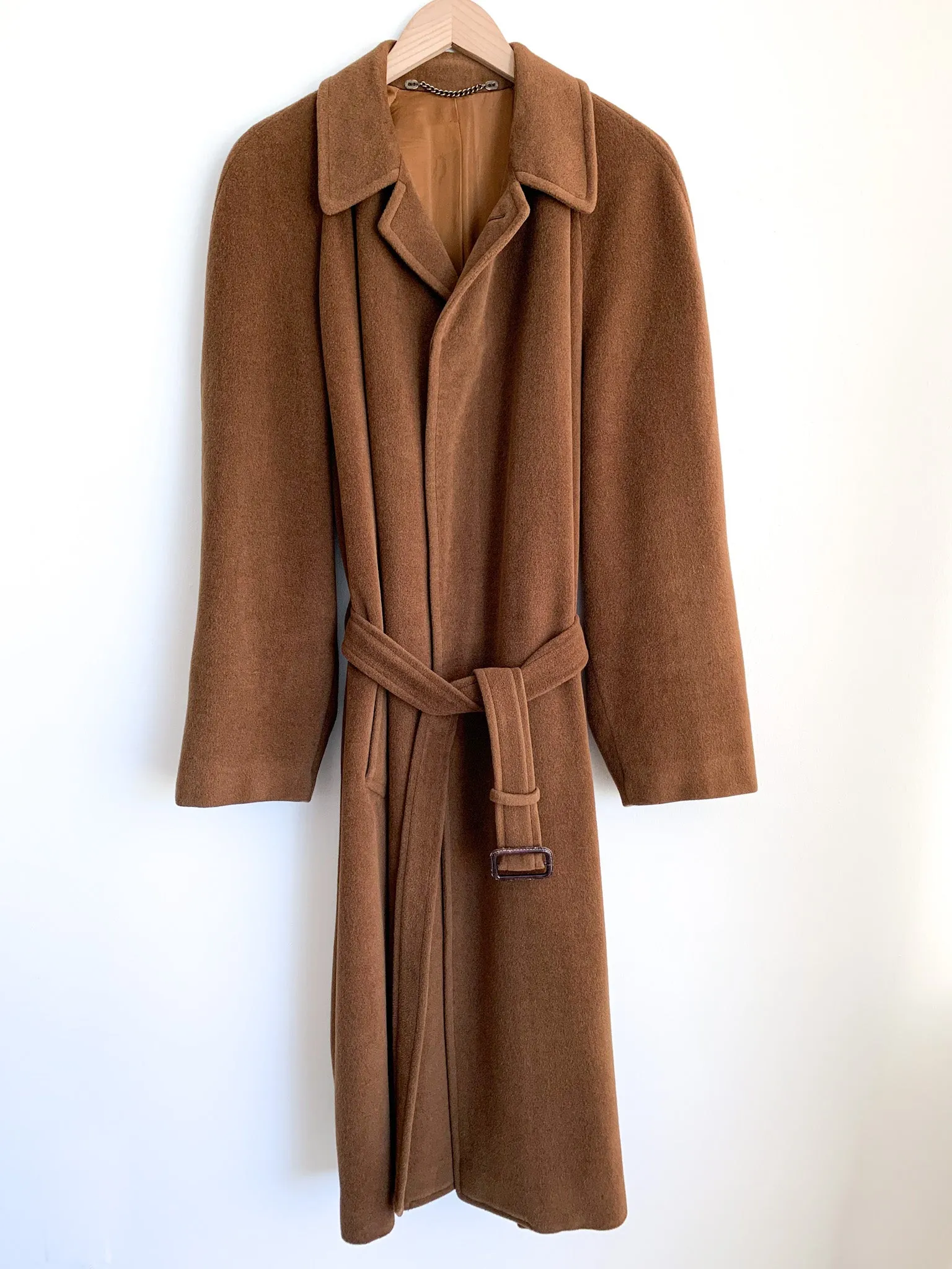 Hermès Nutmeg Cashmere Blend Overcoat