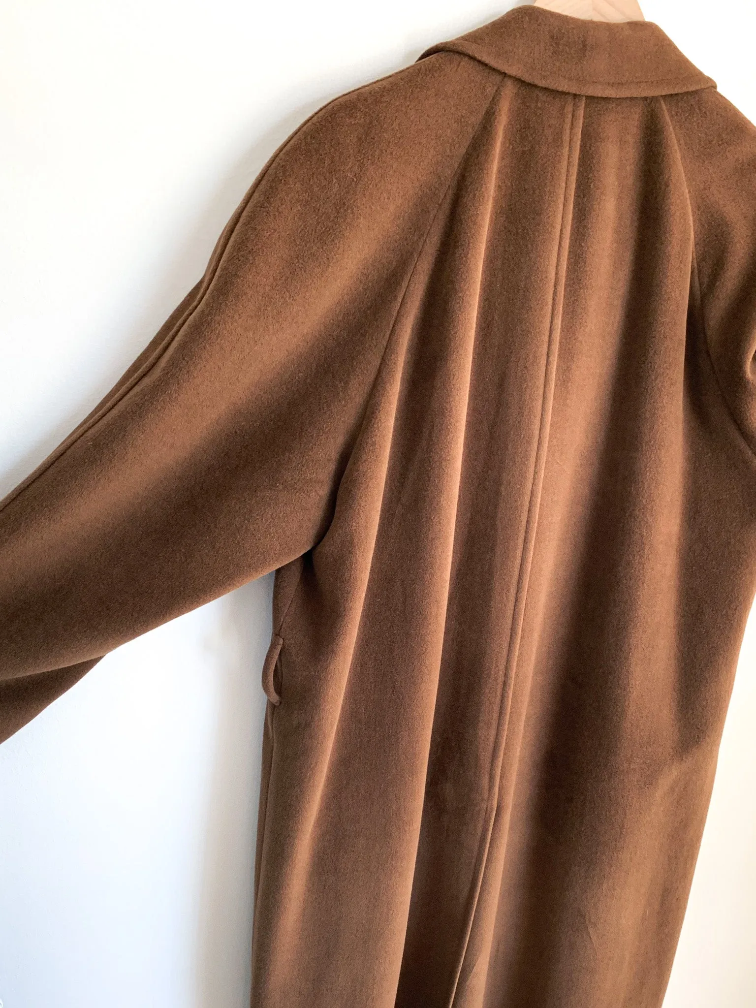 Hermès Nutmeg Cashmere Blend Overcoat