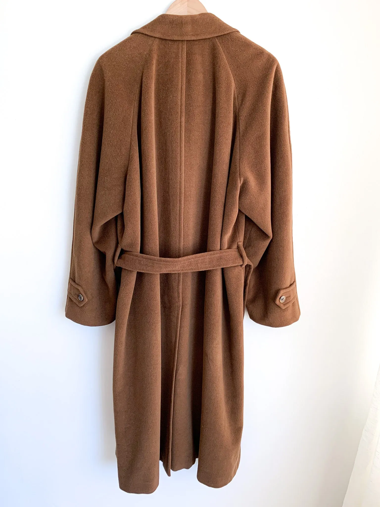 Hermès Nutmeg Cashmere Blend Overcoat