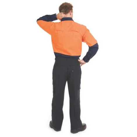 HiVis 3 Way Cool-Breeze Cotton Shirt - Long sleeve - 3938