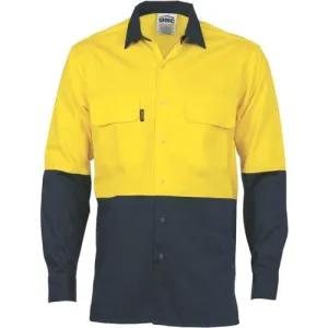 HiVis 3 Way Cool-Breeze Cotton Shirt - Long sleeve - 3938