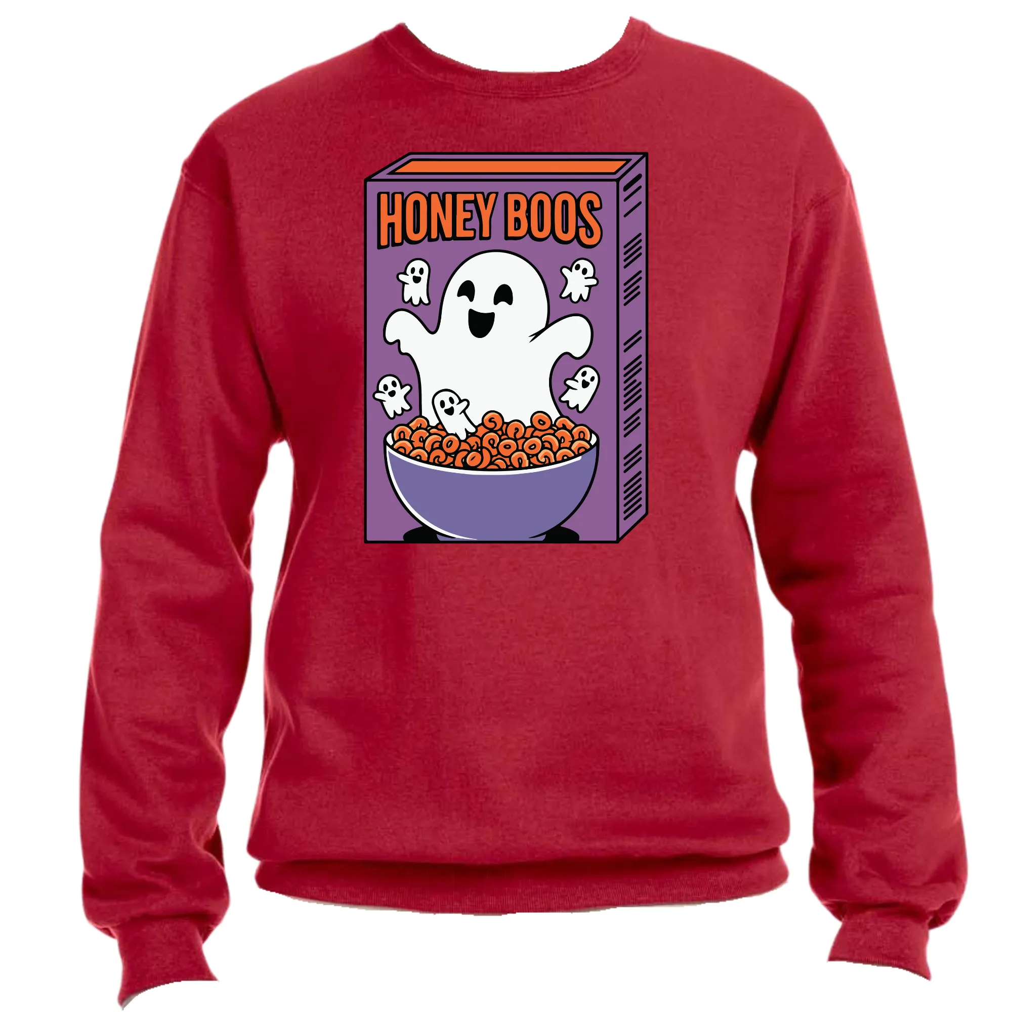 Honey Boo Cereal Halloween Sweatshirt | Easy Ready-to-Press, Custom Spooky Apparel