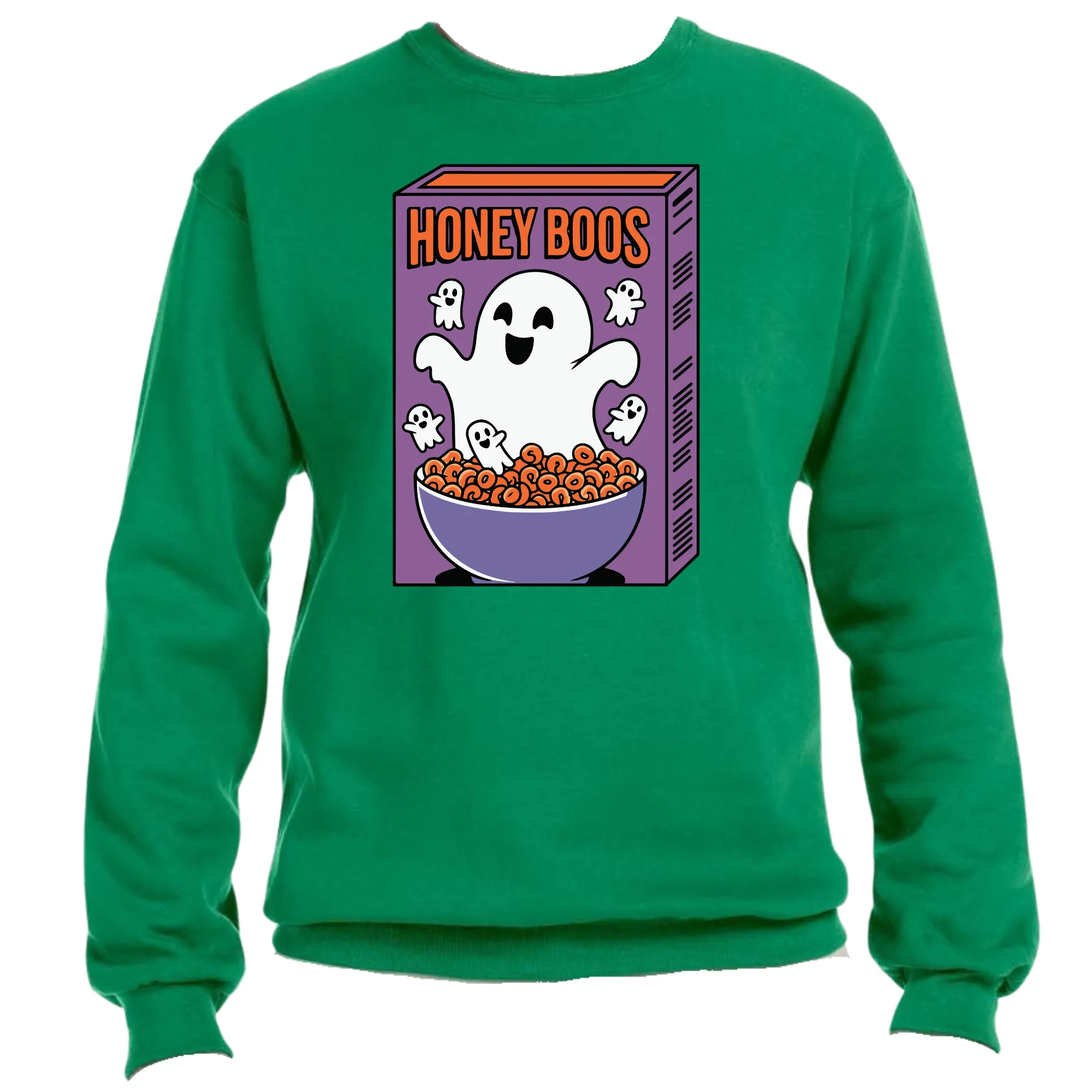 Honey Boo Cereal Halloween Sweatshirt | Easy Ready-to-Press, Custom Spooky Apparel