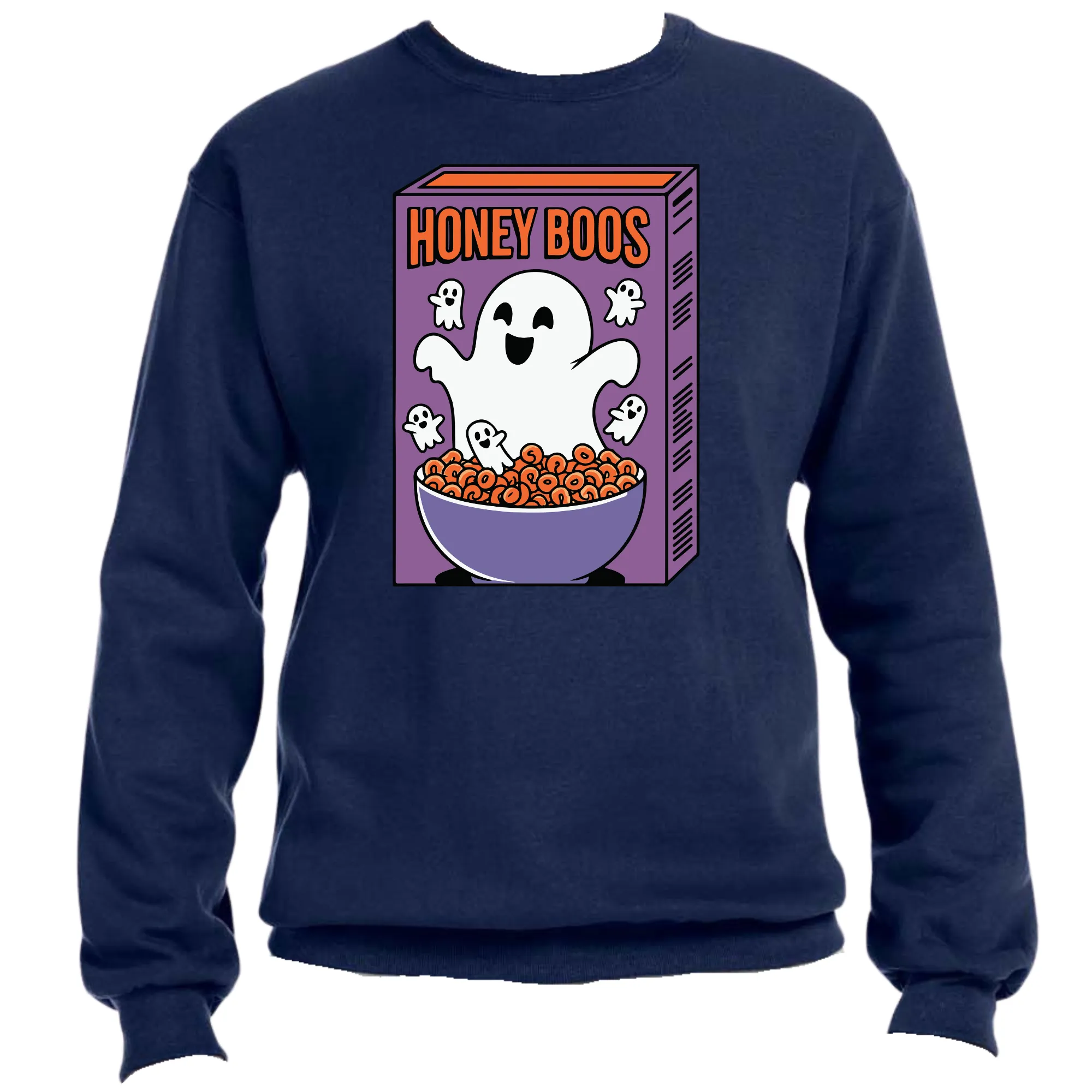 Honey Boo Cereal Halloween Sweatshirt | Easy Ready-to-Press, Custom Spooky Apparel