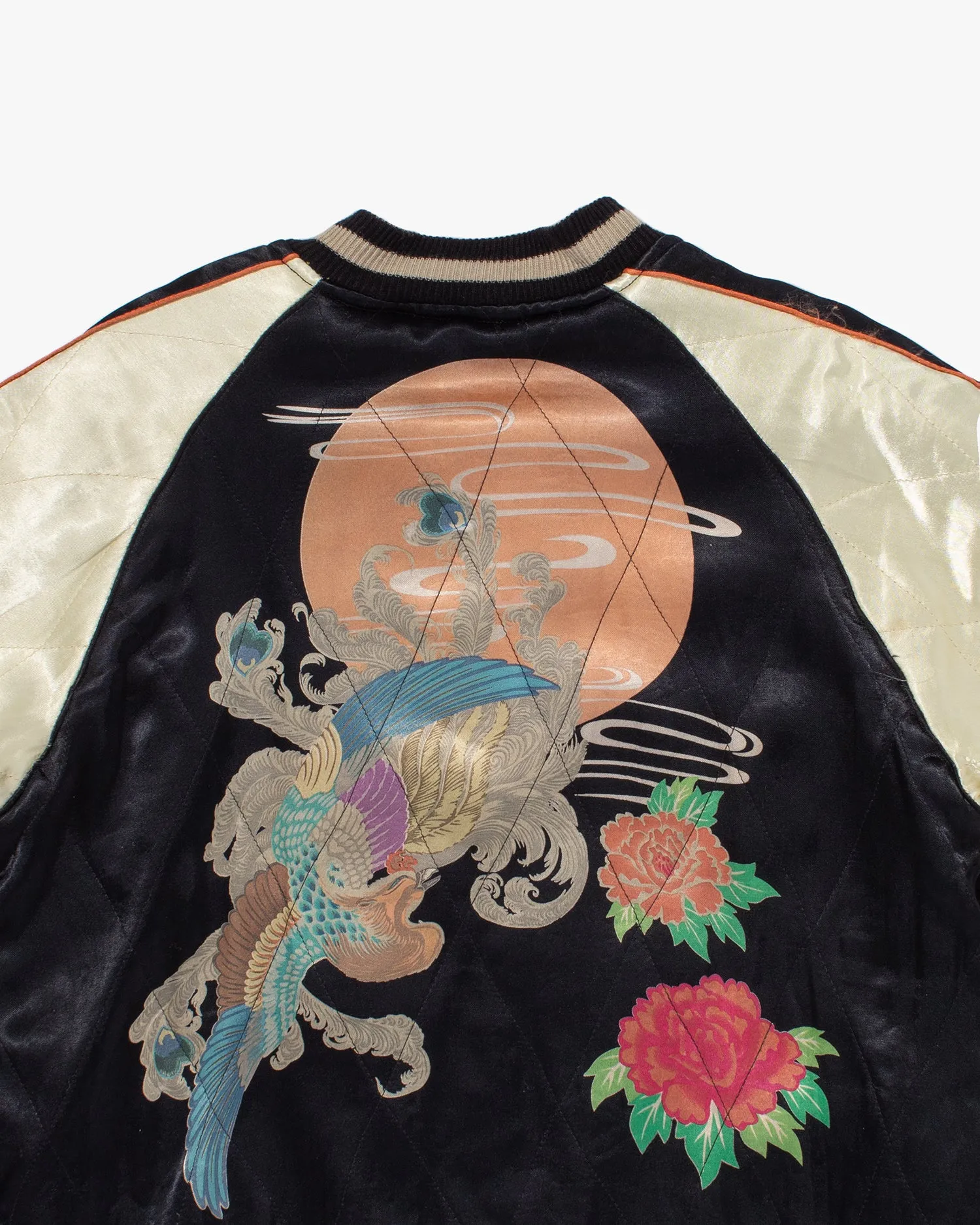 Japanese Repro Souvenir Jacket, Reversible, Gold with Dragon - M