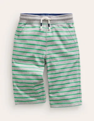 Jersey Baggies-Pea green/Grey Marl