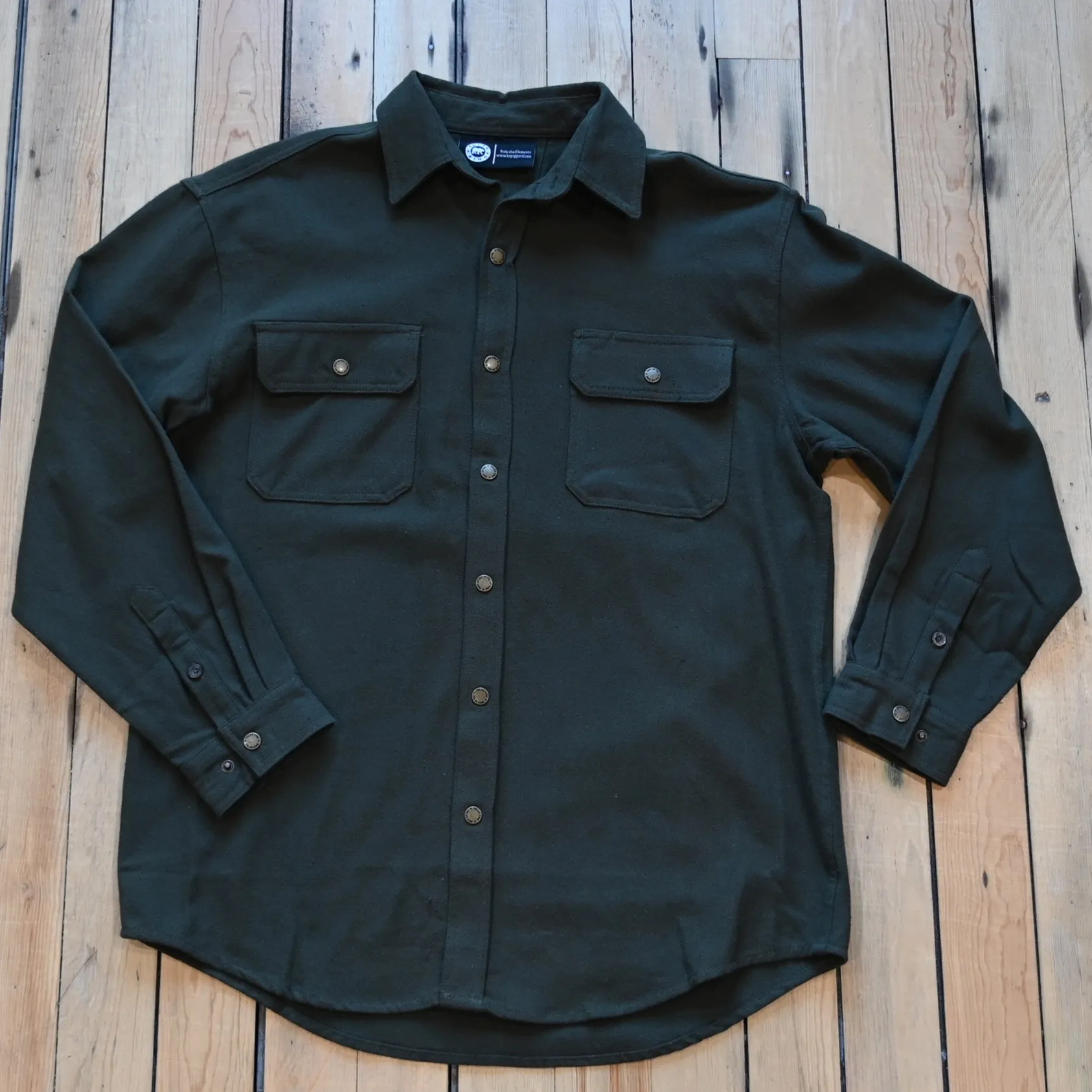KEY Industries Men's Fort Scott Plaid Shirts in Juniper Green Lightweight