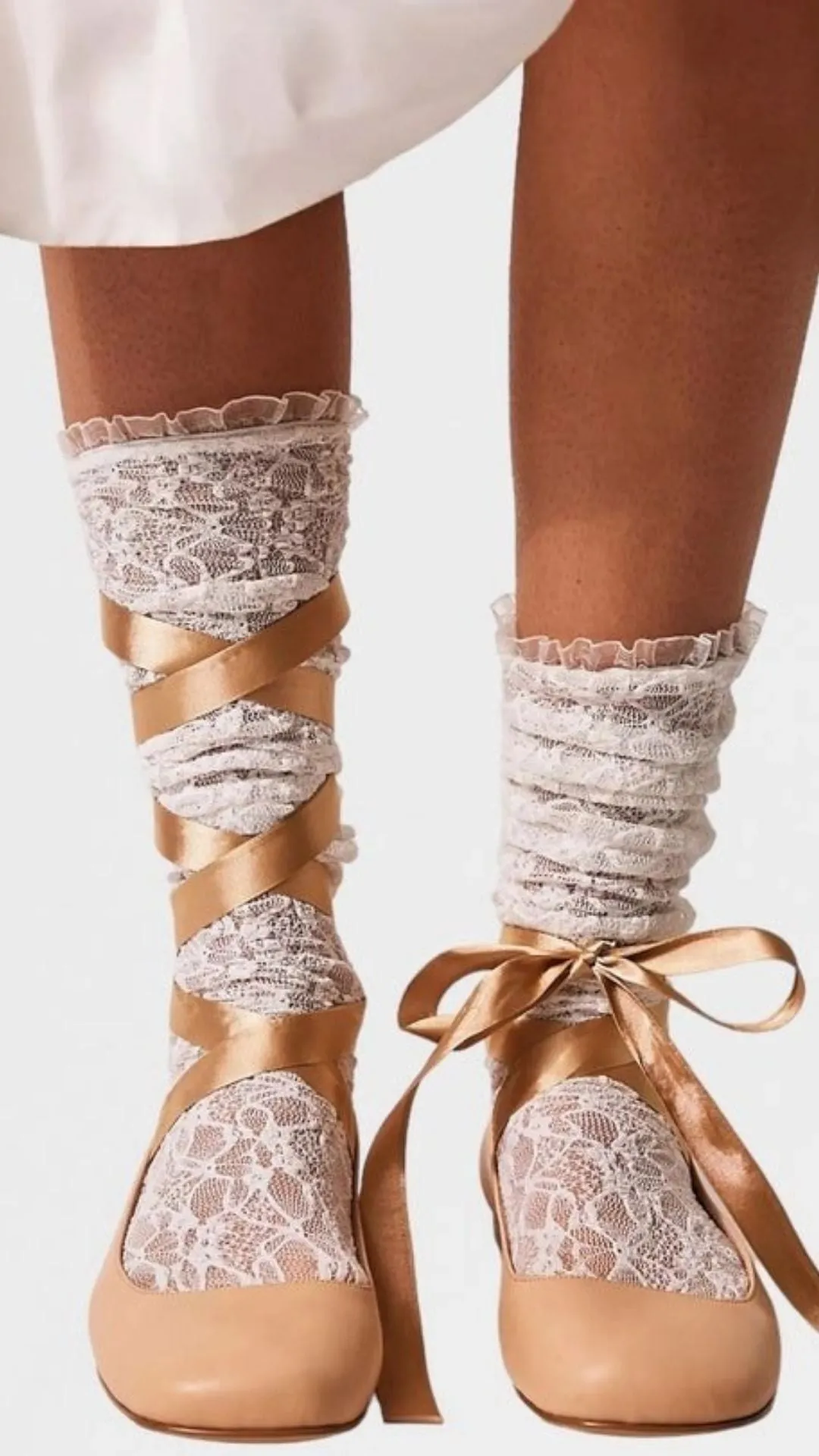Lace Knee High Socks