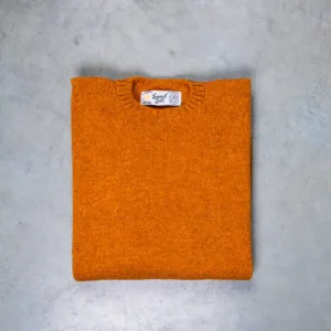 Laurence J. Smith  Super soft Seamless Crew Neck Pullover Vintage Orange