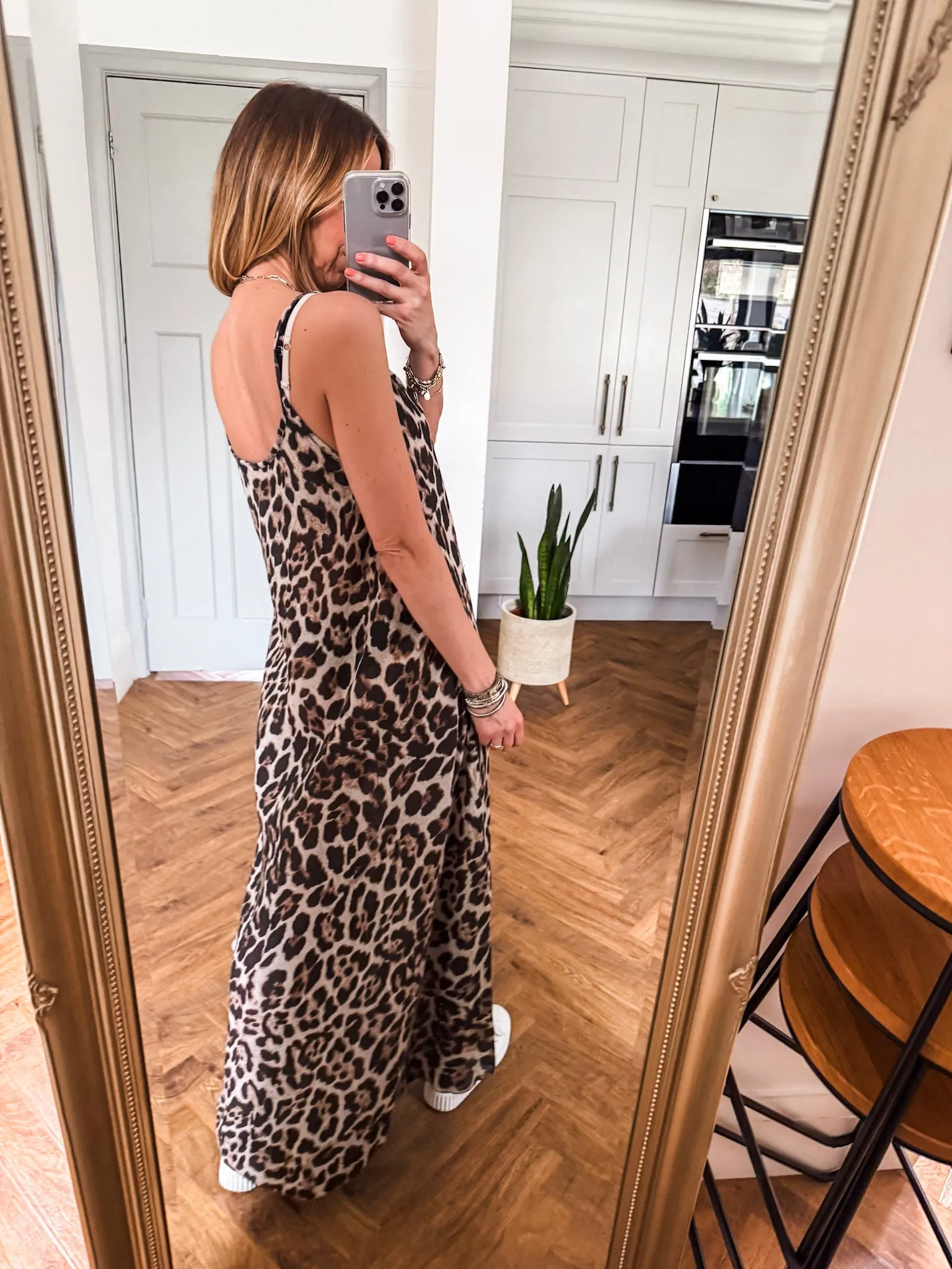 Leopard Cotton Beach Dress