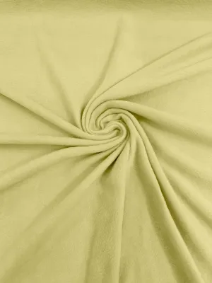 Light Yellow Solid Polar Fleece Fabric Sold by the yard 60"Wide|Antipilling 245GSM |Medium Soft Weight| Blanket Supply,DIY, Decor,Baby Blanket