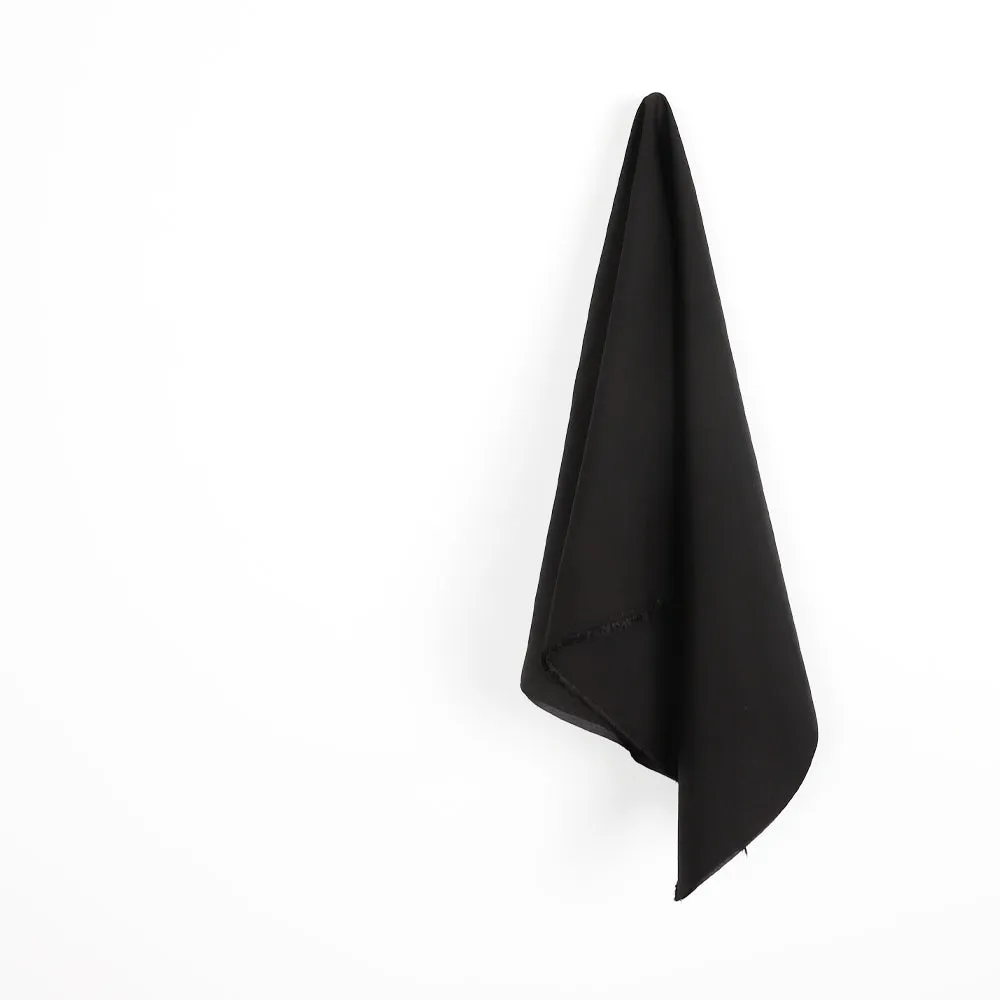 Lightweight Cotton / Rayon Shirting - Black