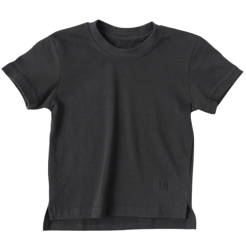 Little Bipsy - Elevated Tee in Charcoal