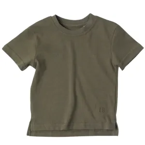 Little Bipsy - Elevated Tee in Dark Moss