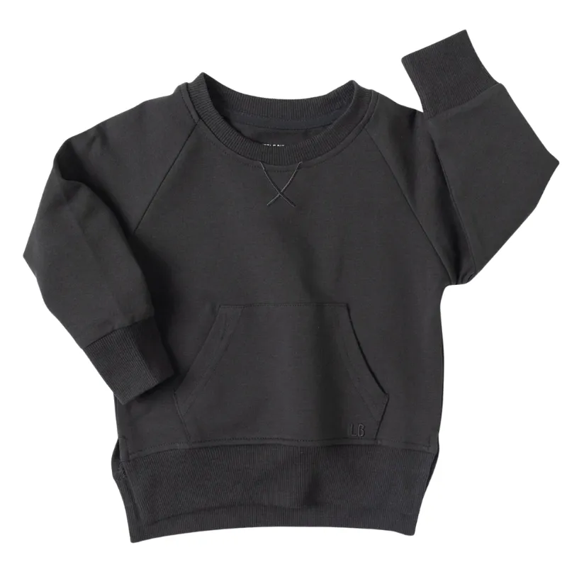 Little Bipsy - Pocket Pullover in Charcoal