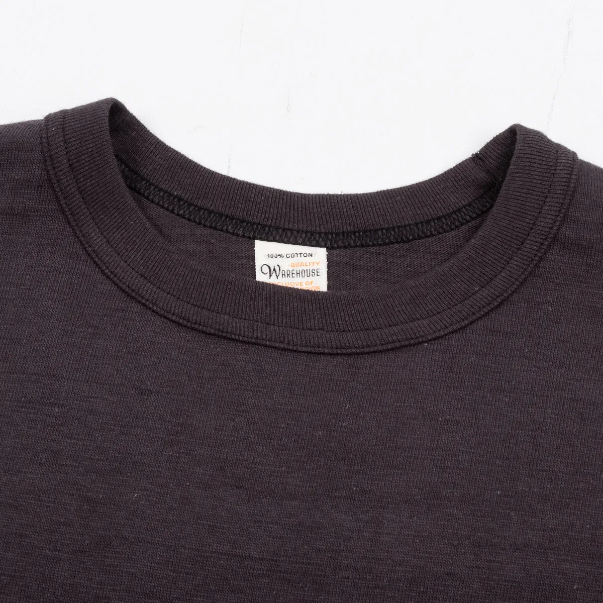 Long Sleeve Crew Neck Tee - Black