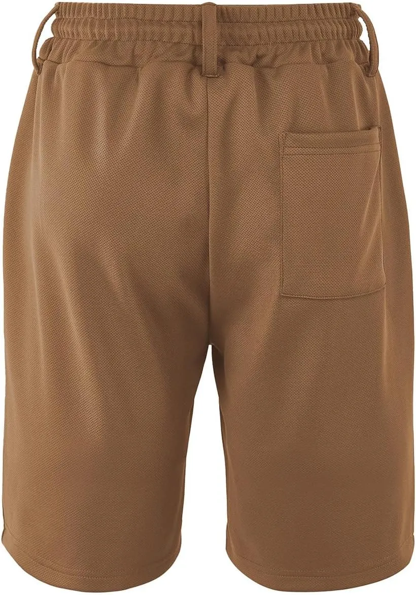 Mens Casual Shorts Flat Front Slim Fit Durability and Comfortable High Waist Shorts 2025 Summer