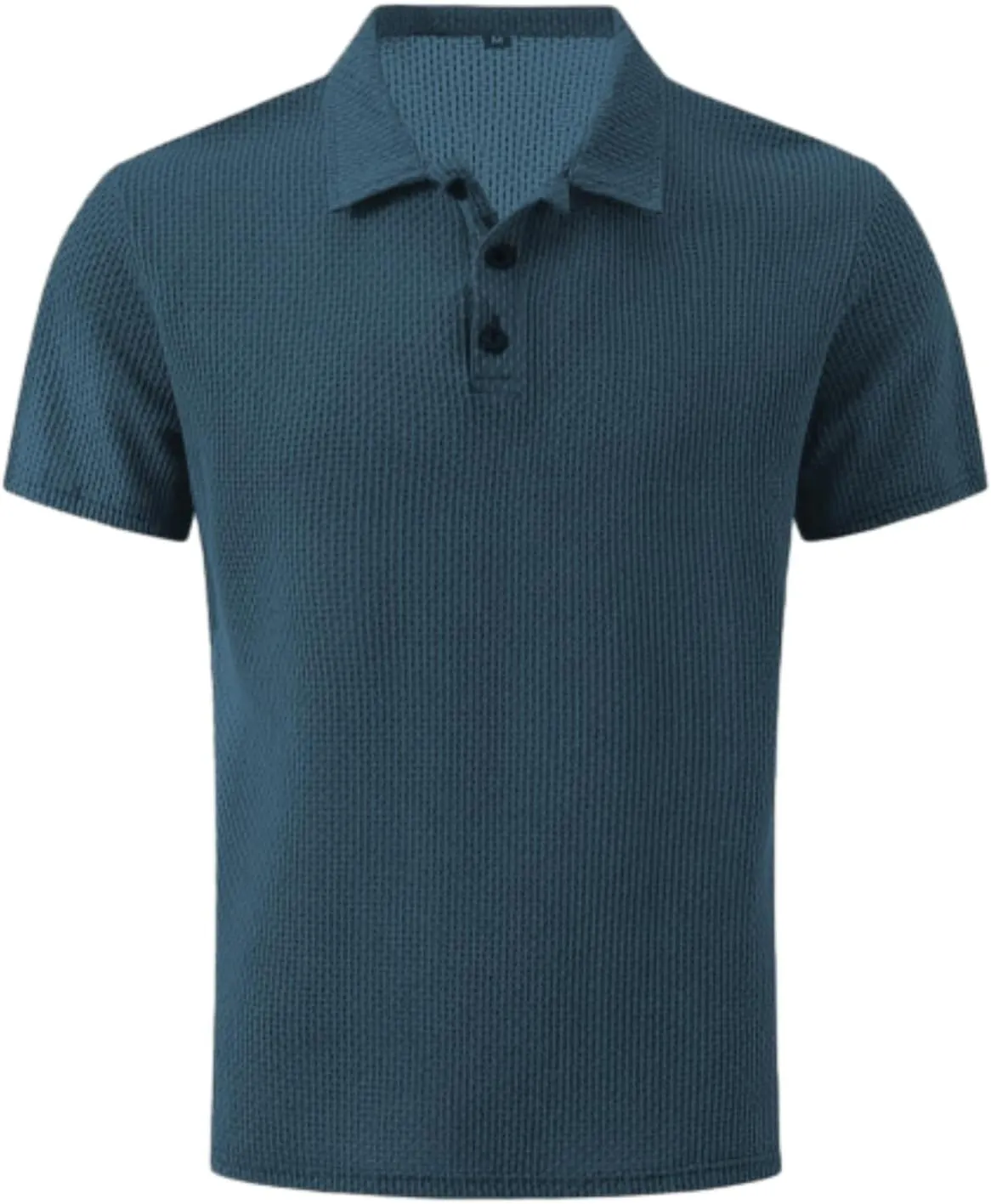 Mens Comfortable Breathable Summer Mesh V-Neck Short Sleeve Polo Shirt, Mesh Ice Silk Short-Sleeved T-Shirt for Men