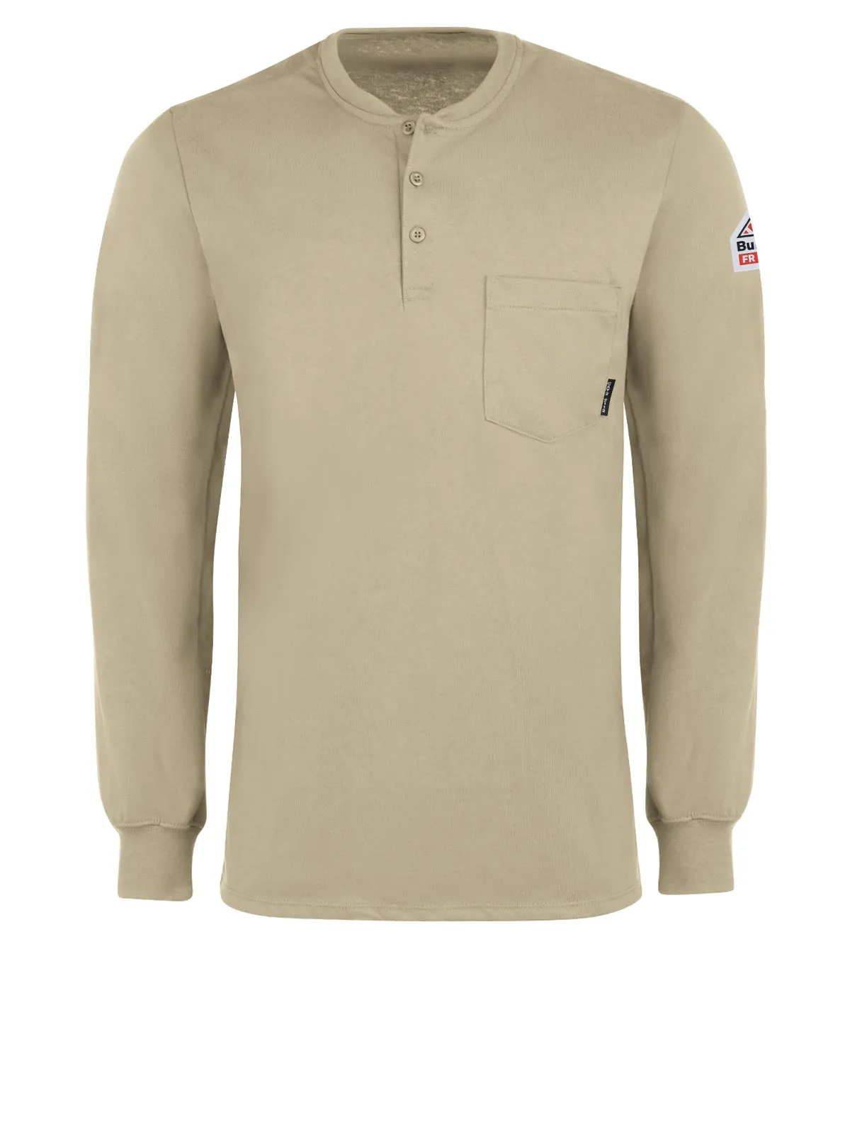 Men's Fr Lightweight Henley- Ch - SEL2 - Khaki