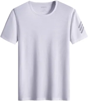 Men's Loose T-Shirt Summer Quick Dry Short Sleeve Tops