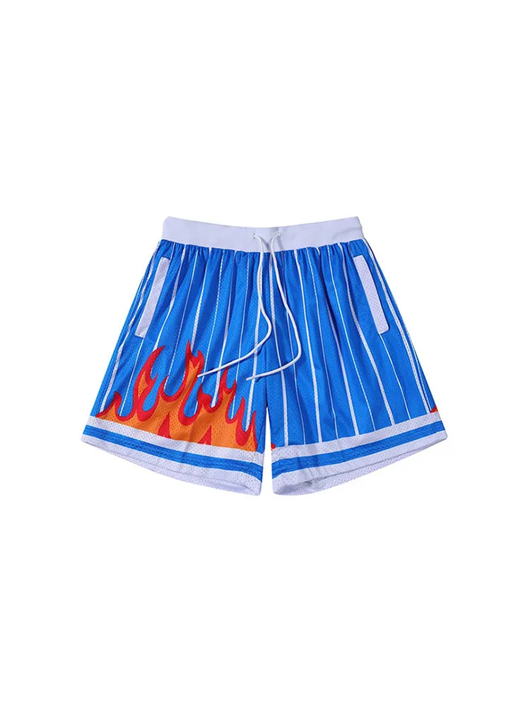 Men'S Mesh Dual-Color Training Shorts