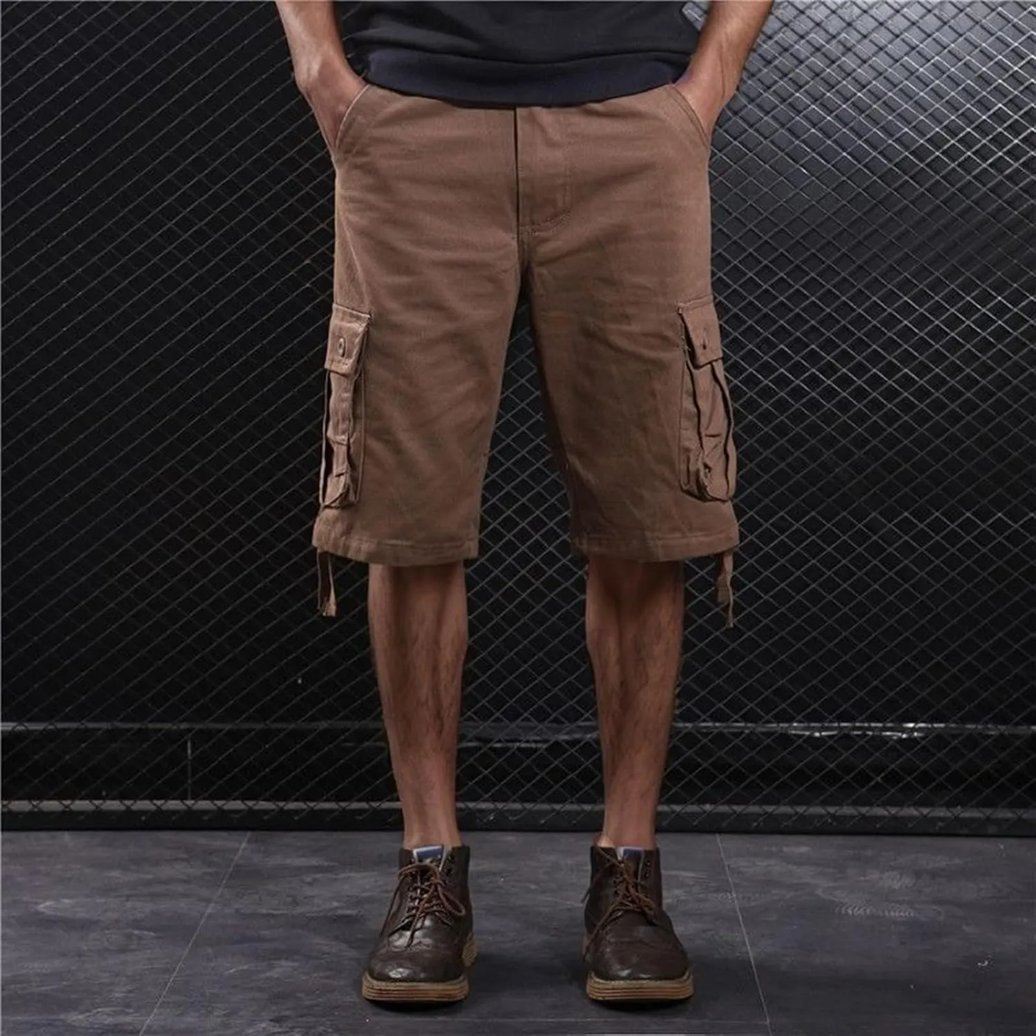 Mens Sweatpants with Pockets Hiking Plaid Work Bike Swim Public Riding Motorcycle Sport Regular Fit Casual Cargo