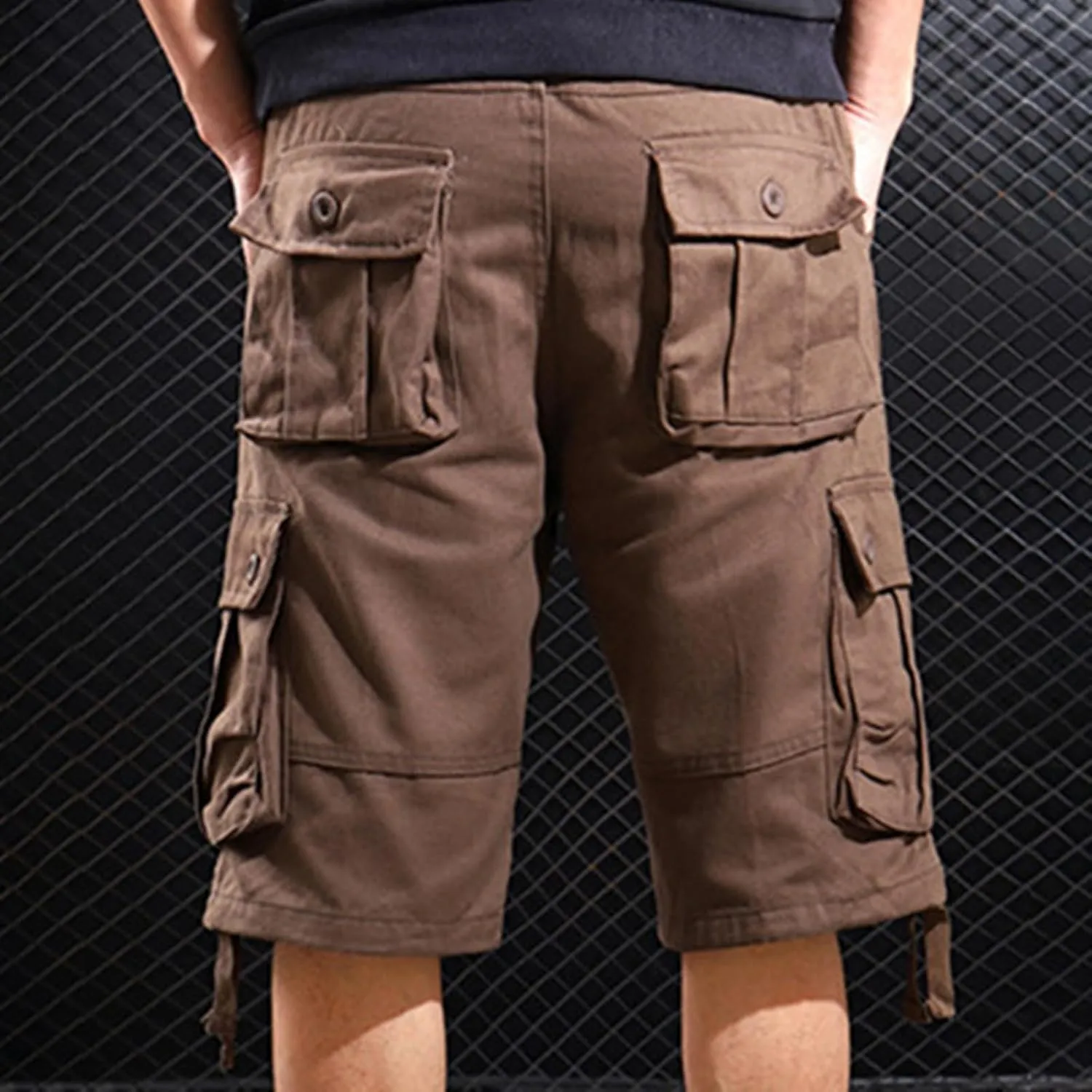 Mens Sweatpants with Pockets Hiking Plaid Work Bike Swim Public Riding Motorcycle Sport Regular Fit Casual Cargo