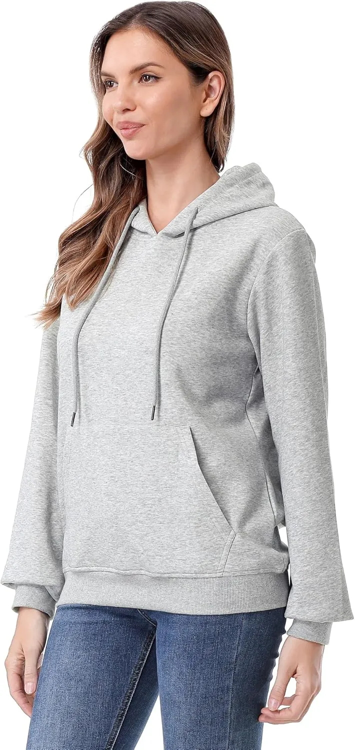 MOERDENG Women's Lightweight Active Hoodie Soft and Comfortable Hooded Sweatshirt for Sport Running Workout