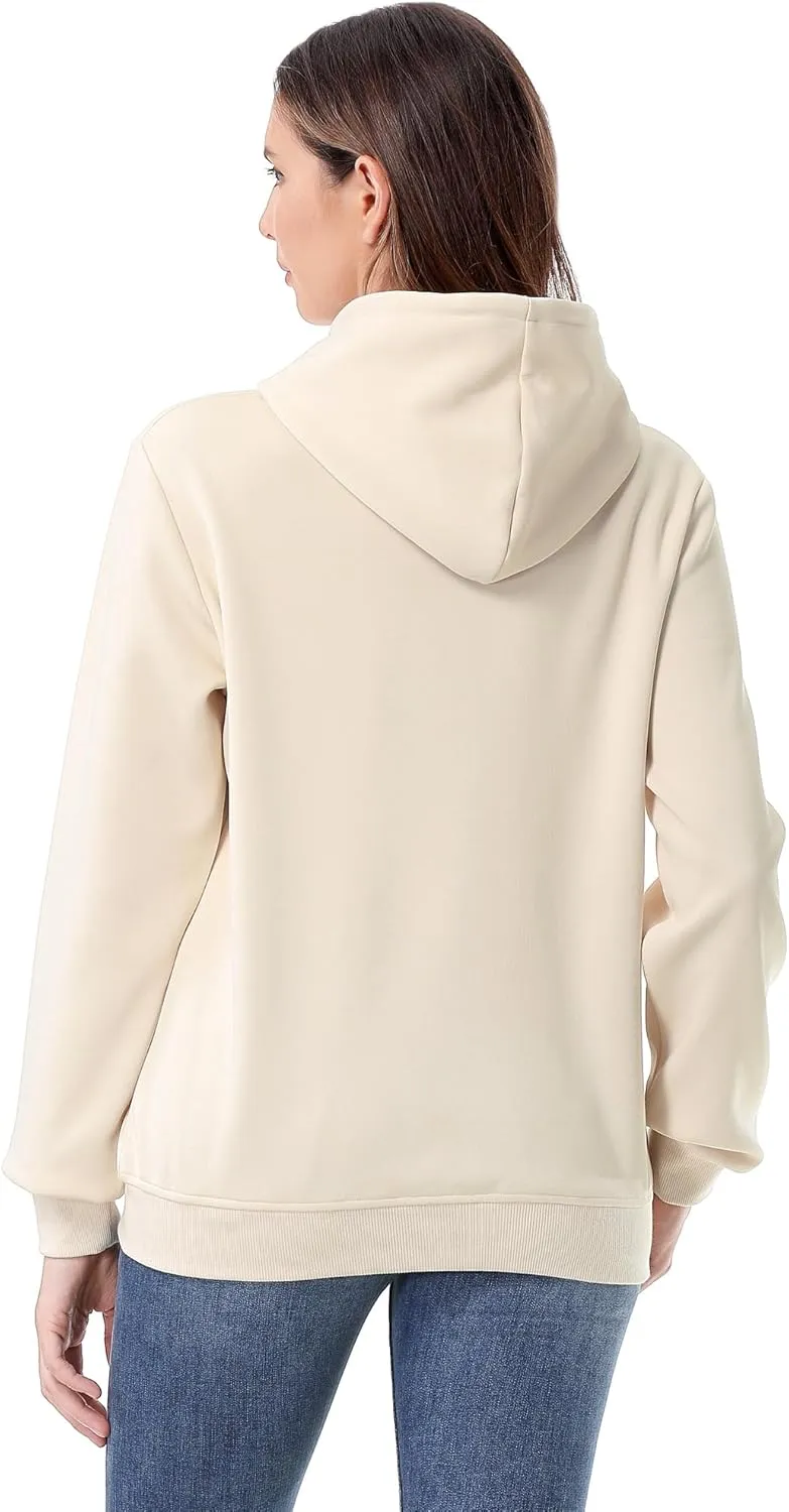 MOERDENG Women's Lightweight Active Hoodie Soft and Comfortable Hooded Sweatshirt for Sport Running Workout