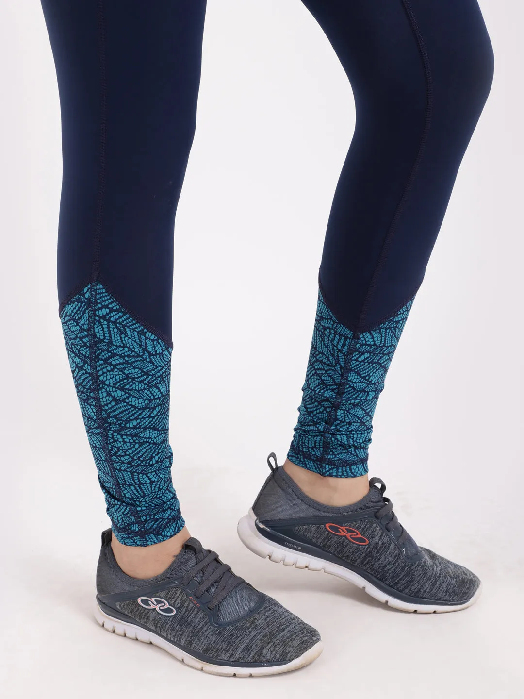 Navy Cellular Print Style Diva Leggings