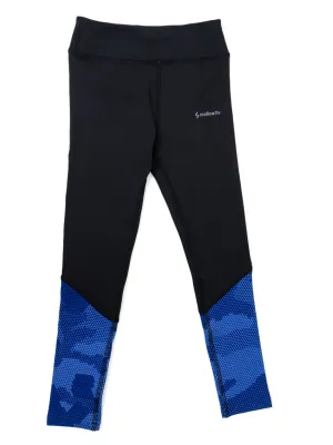 Navy Print Style Diva Leggings - Kids
