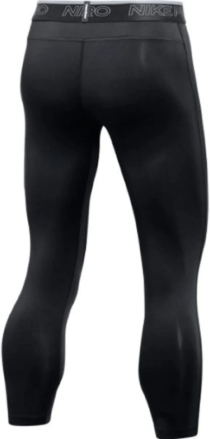 Nike Men Pro 3/4 Length Compression Training Tights Sports Workout Leggings