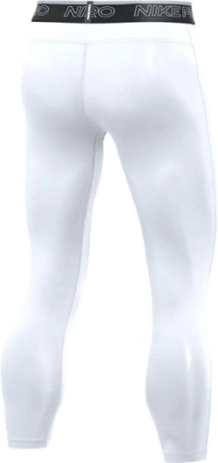 Nike Men Pro 3/4 Length Compression Training Tights Sports Workout Leggings
