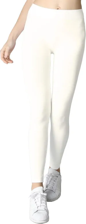 NIKIBIKI Women Seamless Base Layer Legging Tights, Made in U.S.A, One Size