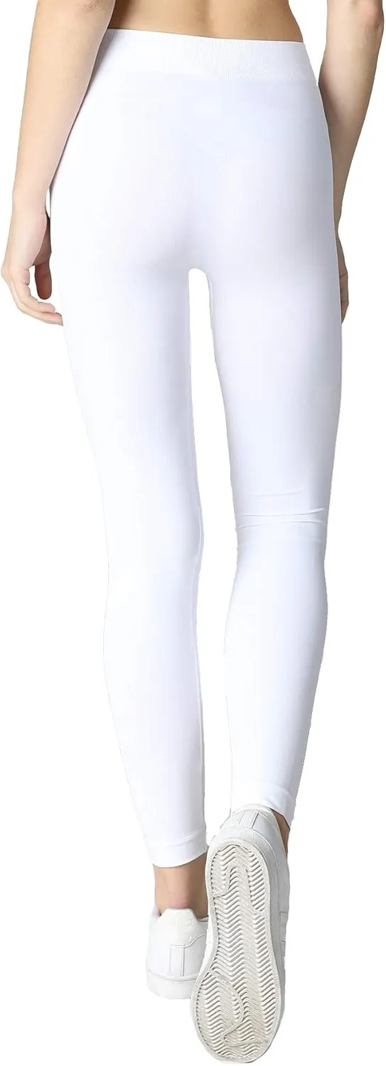 NIKIBIKI Women Seamless Base Layer Legging Tights, Made in U.S.A, One Size