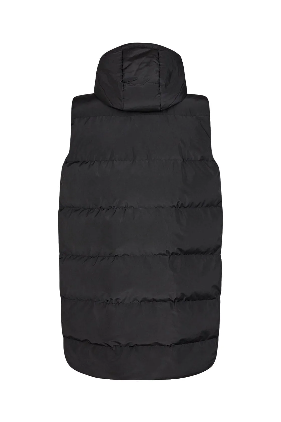 Nina Longline Gilet - Black