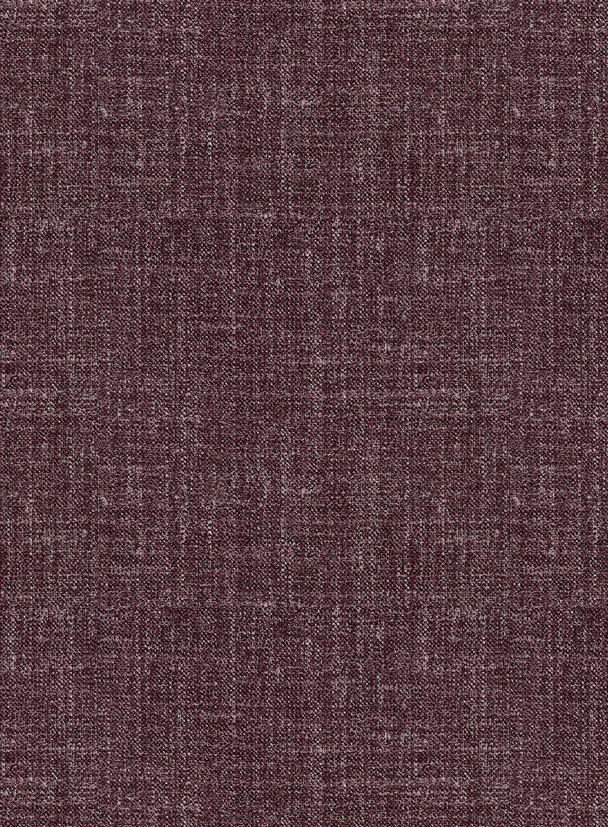 Noble Purple Wool Silk Linen Jacket