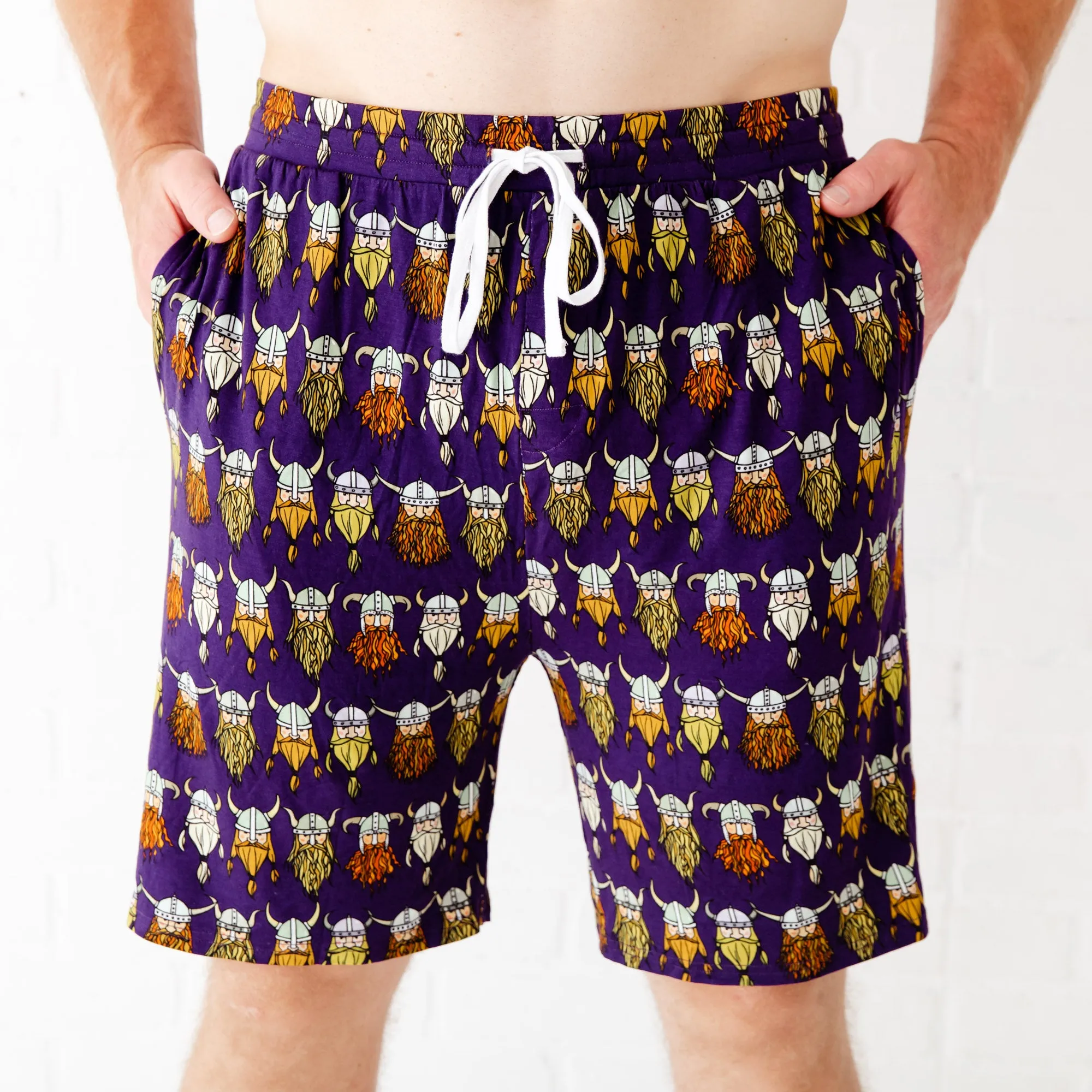 Nordic Revival Men's Sleep Shorts