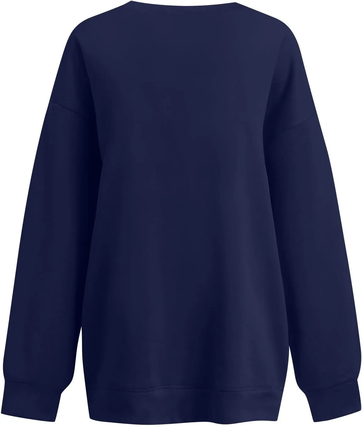 Oversized V Neck Sweatshirt Women Cozy Long Sleeve Fleece Hoodies Pullover Casual Sweat Shirts Cute Winter Outfits