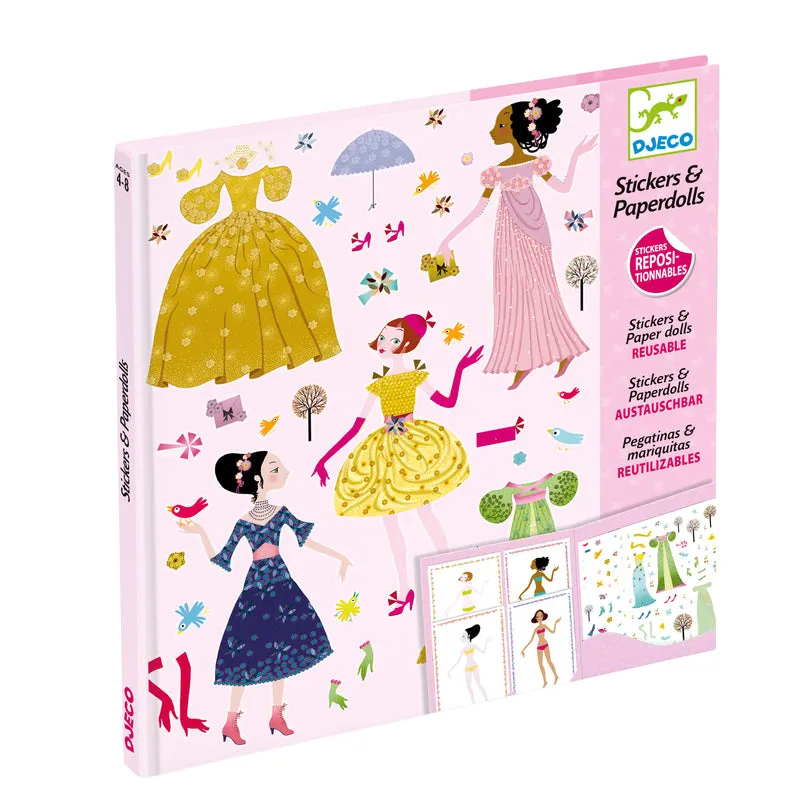 Paper Dolls & Stickers - Dresses Through the Seasons