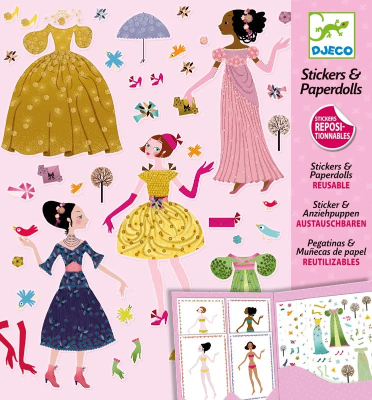 Paper Dolls & Stickers - Dresses Through the Seasons