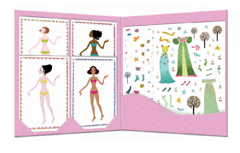 Paper Dolls & Stickers - Dresses Through the Seasons