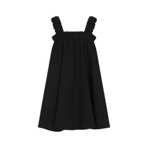 Parni Black Overall Skirt with LP Heart Label