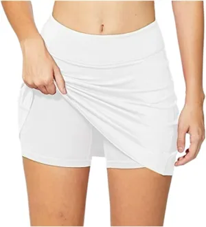 Performance Active Skorts Skirt Skirts Womens 2023 Pencil Skirts Womens Running Tennis Golf Workout Sports Natural Clothes