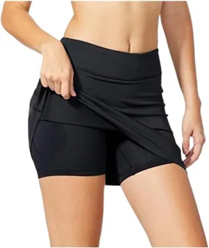 Performance Active Skorts Skirt Skirts Womens 2023 Pencil Skirts Womens Running Tennis Golf Workout Sports Natural Clothes
