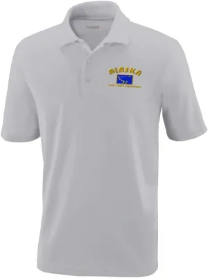 Performance Golf Polo Tees Alaska The Last Frontier Polyester