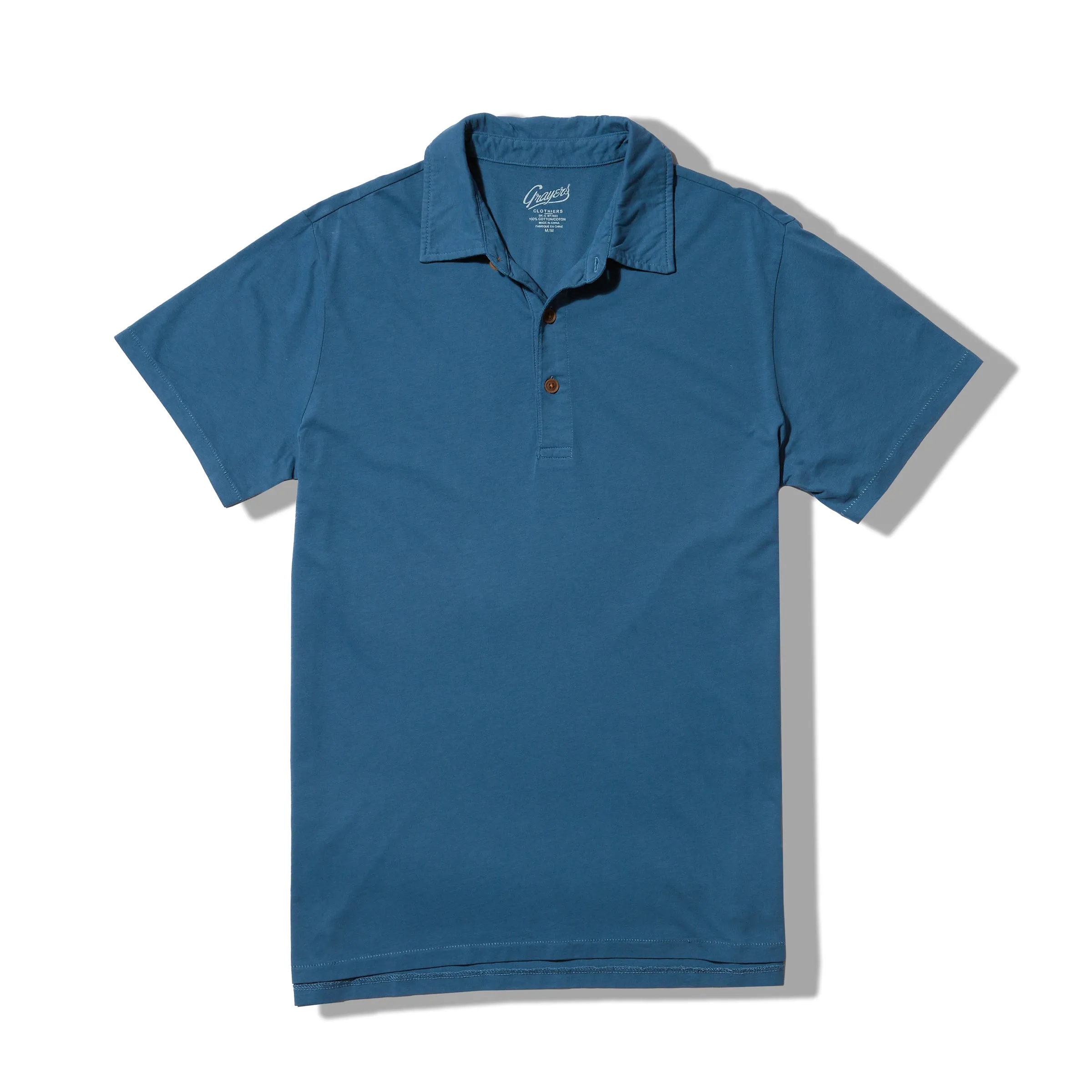 Pima Cotton Polo - Aegean Blue (Final Sale)*