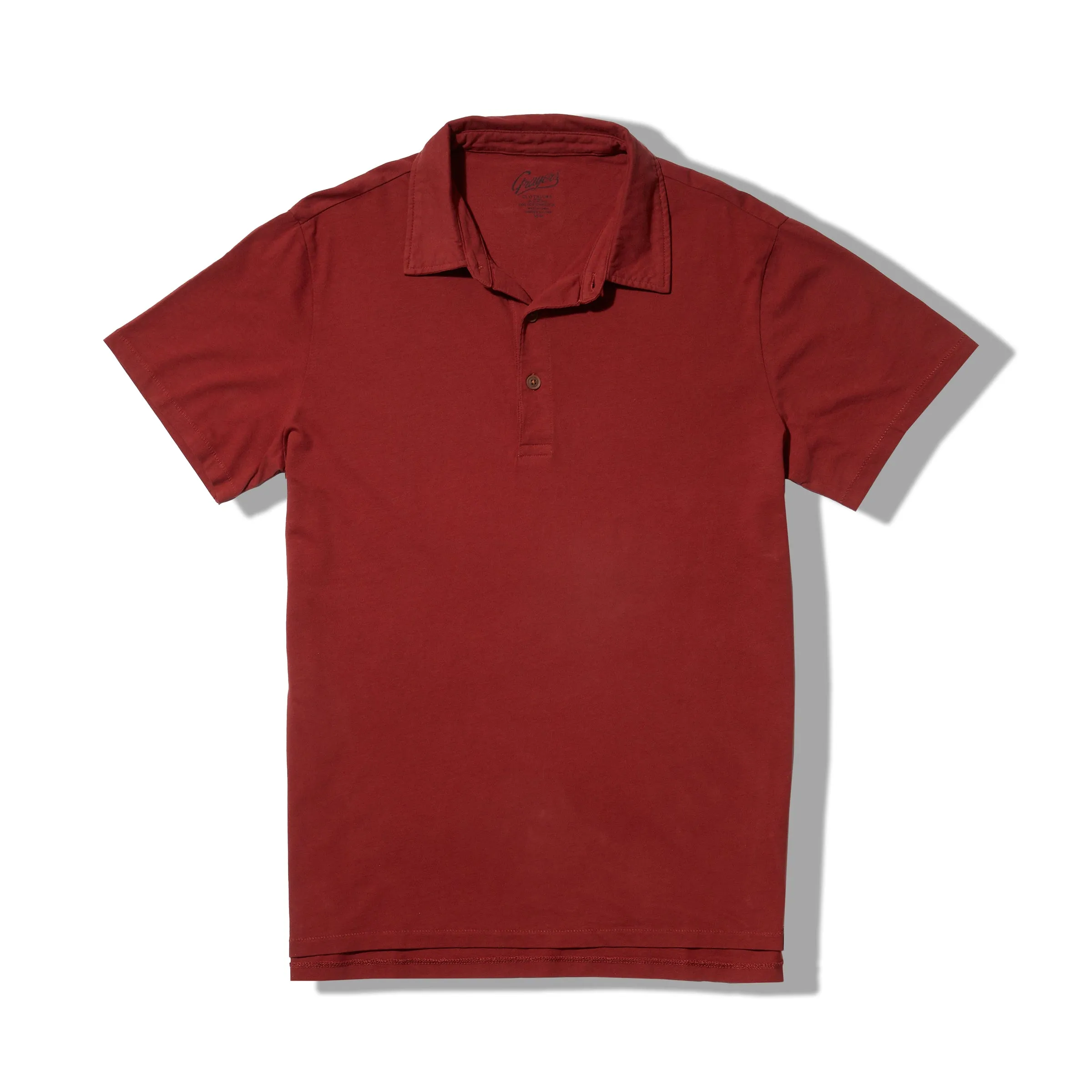 Pima Cotton Polo - Burnt Henna (Final Sale)*