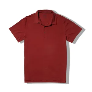 Pima Cotton Polo - Burnt Henna (Final Sale)*