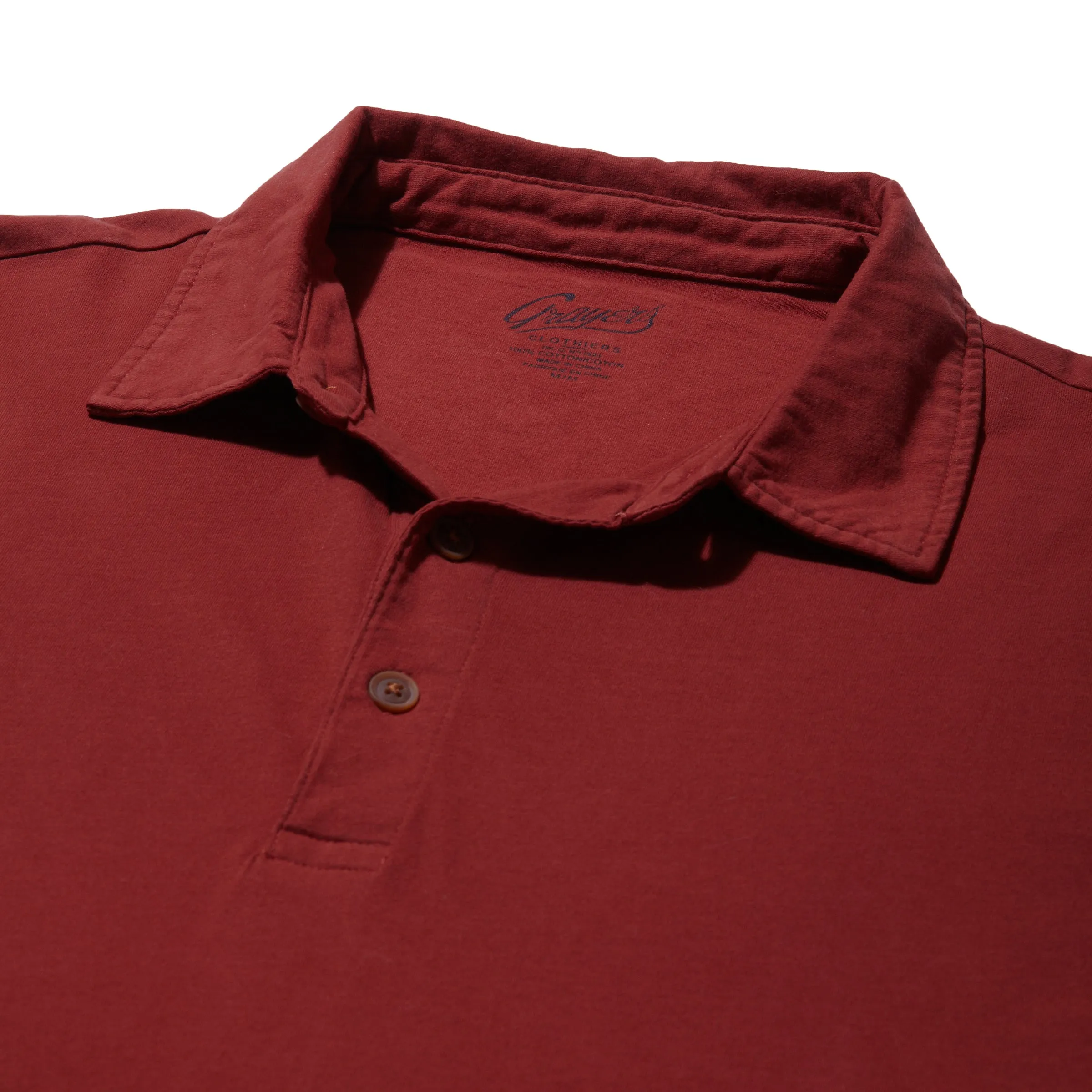 Pima Cotton Polo - Burnt Henna (Final Sale)*